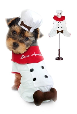 Bone Appetit Chef Dog Costume