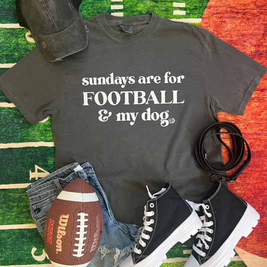 Football & My Dog T-shirt