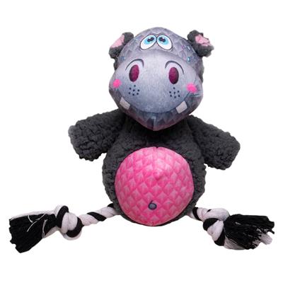 Adventure - Plush Hippo Toy with Rope Legs