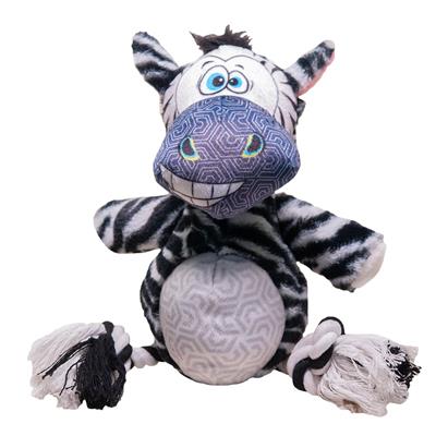 Adventure - Plush Zebra Toy with Rope Legs