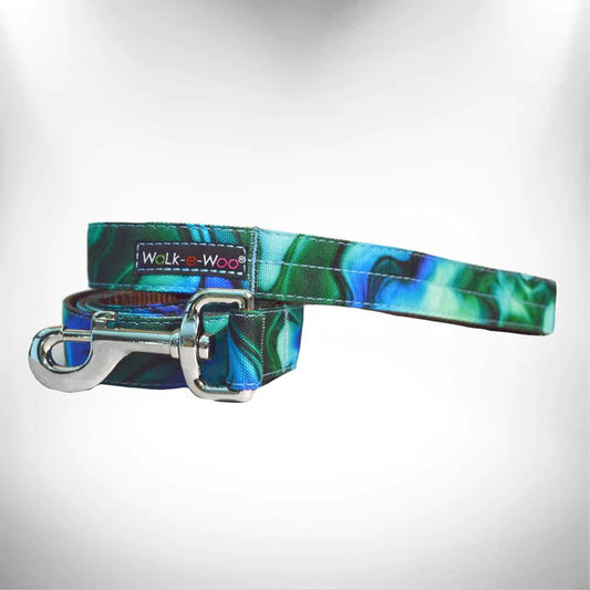 Ombre Turquoise Leash by WaLk-e-Woo